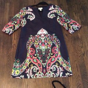 Navy silk dress!  Great condition!