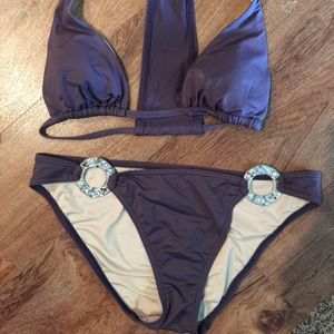 Victoria's Secret dark purple bikini small
