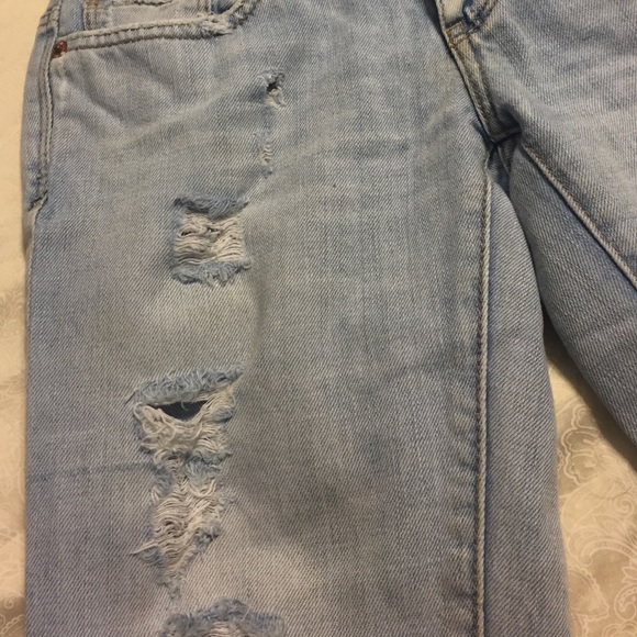 Distressed Capris - Picture 2 of 3