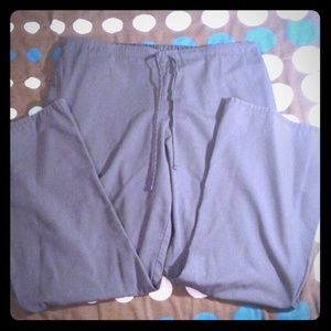 🎆Cherokee Steel Gray Med. Petite Scrub Bottoms 🎆