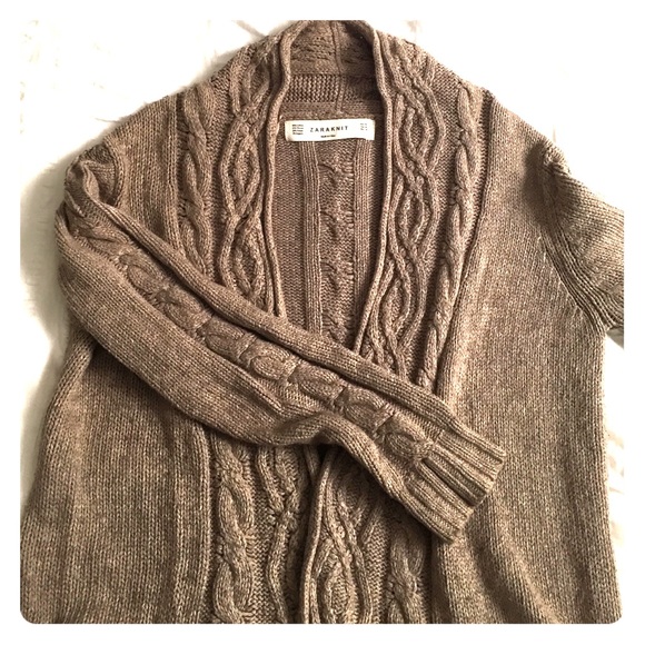 Camel brown Zara cardigan!