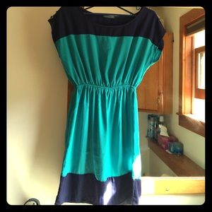 Navy and teal sundress