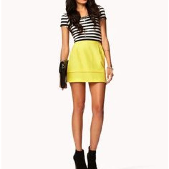 Yellow skirt