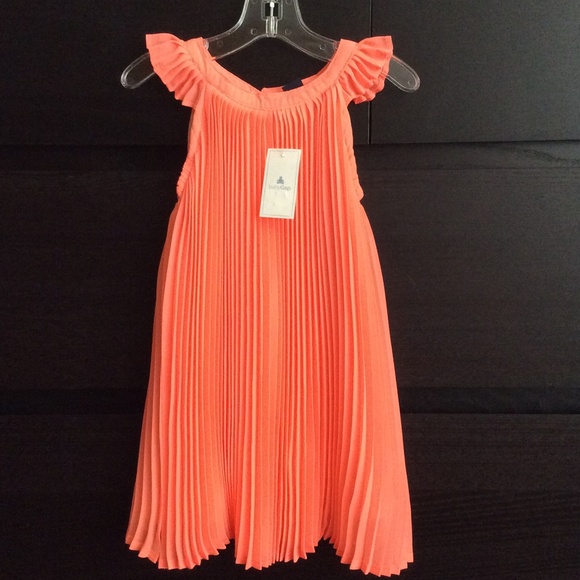 🌺SOLD🌺Brand New Baby Gap bright orange dress.