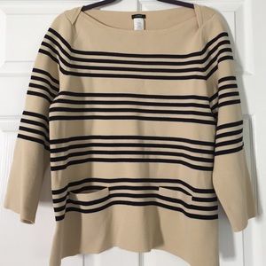 J. Crew boatneck sweater, Large