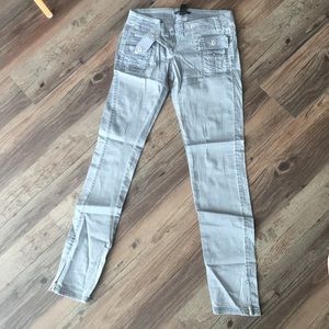Mango skinny jeans with ankle zip