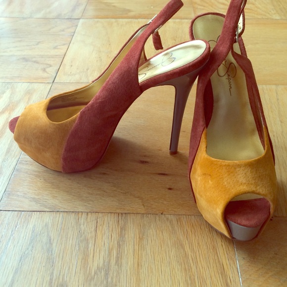 Jessica Simpson Suede Slingbacks - Picture 1 of 4