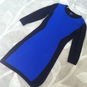 Knitted 2 panel stretch mini dress