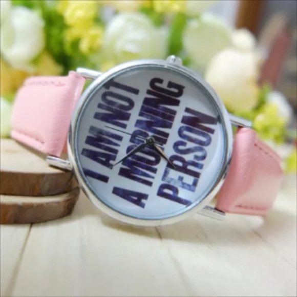 🎉host pick🎉New I am not a morning person watch - Picture 2 of 4