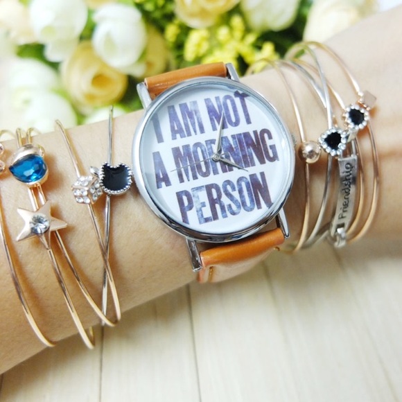 🎉host pick🎉New I am not a morning person watch - Picture 3 of 4