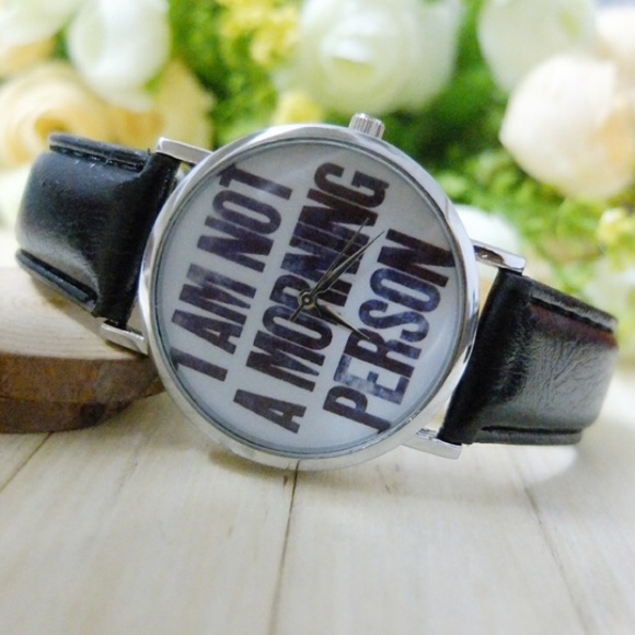 🎉host pick🎉New I am not a morning person watch - Picture 4 of 4