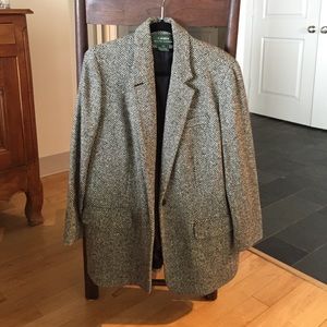 ❗️bundled❗️Ralph Lauren herringbone blazer 16w
