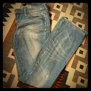 Lucky brand "sister new Zoe boot" distressed jeans