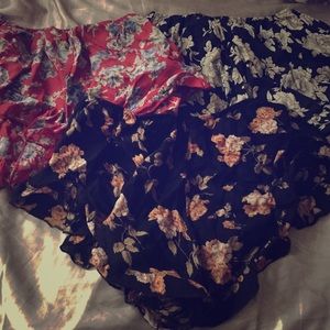 3 pairs of brandy shorts