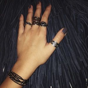 Bundle of Silver Rings