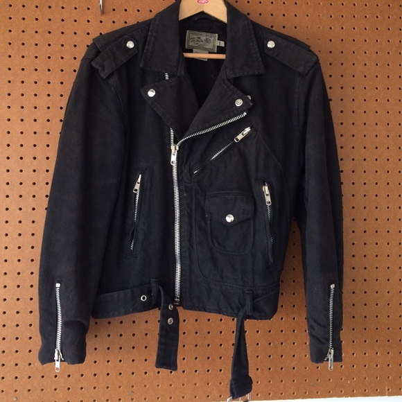 Calvin Klein vintage moto jacket.