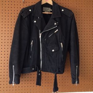 Calvin Klein vintage moto jacket.