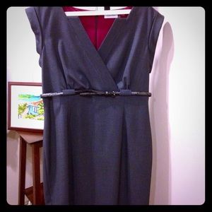Gray grey Calvin Klein dress
