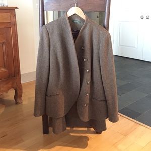 ❗️bundled❗️Brown wool suit!  Awesome!  Classic!