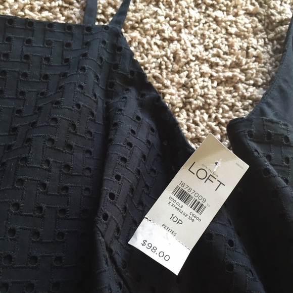 TWO ANN TAYLOR/LOFT EYELET COTTON DRESSES SZ10p/6p - Picture 2 of 8