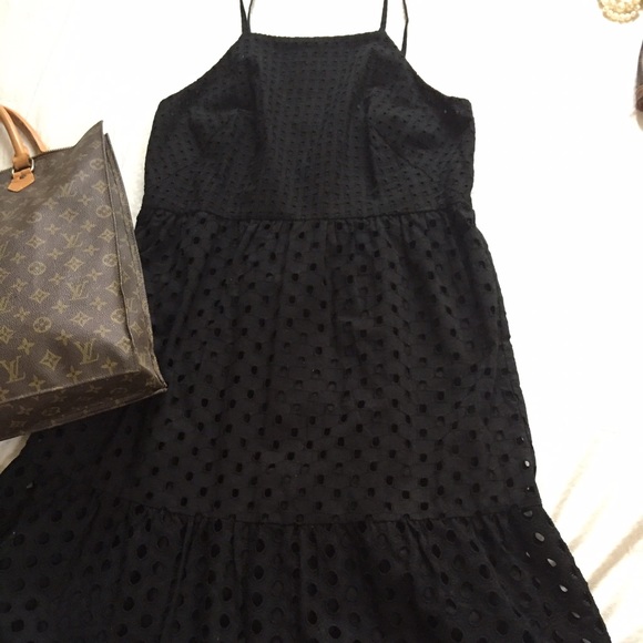 TWO ANN TAYLOR/LOFT EYELET COTTON DRESSES SZ10p/6p - Picture 3 of 8