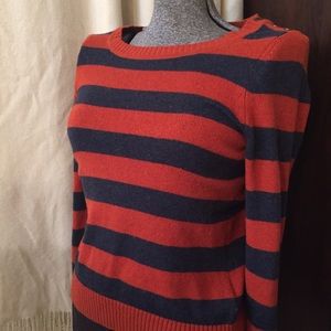 H&M dark orange and blue sweat size medium