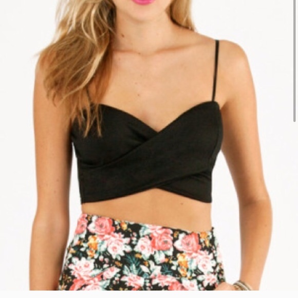 Tiffany blue crop top