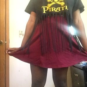 model of skater skirt