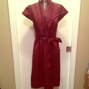 Retro button up dress