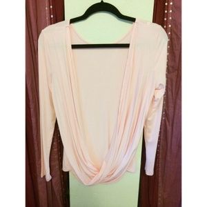 Backless long sleeve