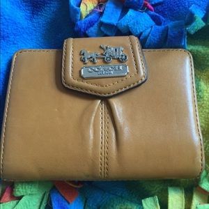 Brown coach wallet