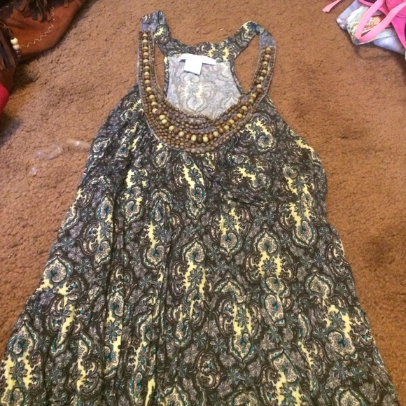 Beaded tank MAKE OFFERS