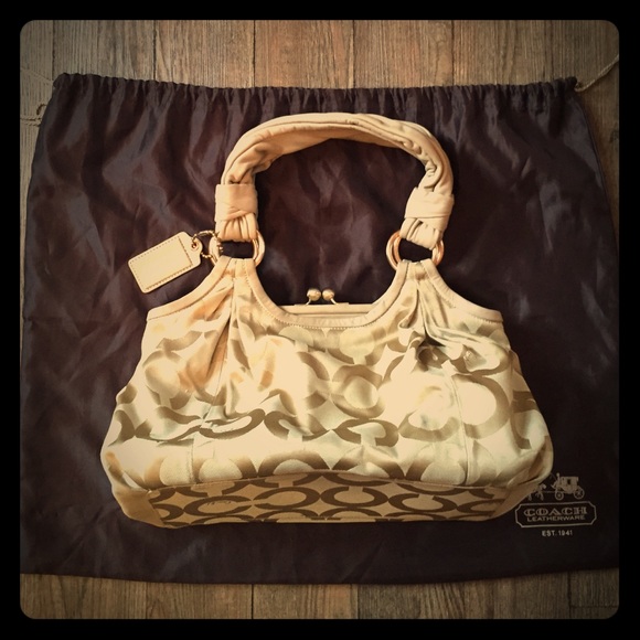 SOLD - NOT FOR SALE - Gorgeous Coach Logo Purse