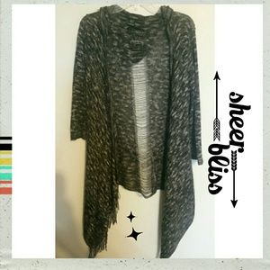 Long hooded Daytrip cardigan