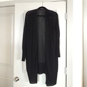 ❗️bundled❗️Sheer Ruffled Long sweater xL