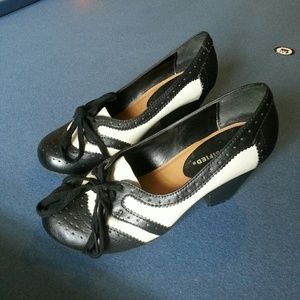 Saddle Shoe/Oxford Inspired Heels