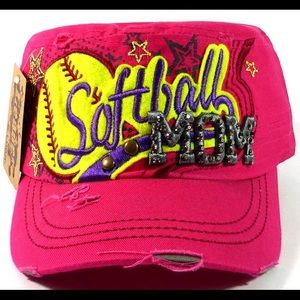 ⚾️Bling Softball Mom Hat⚾️