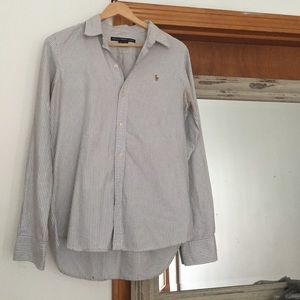 Ralph Lauren Sport striped blouse.
