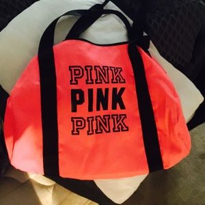 Hot pink PINK day bag