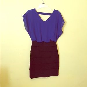Black and Blue Dress