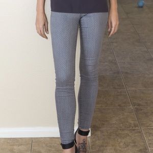 Grey polka dot skinnies