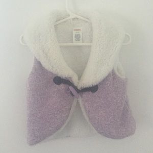 Toddler Purple and white vest