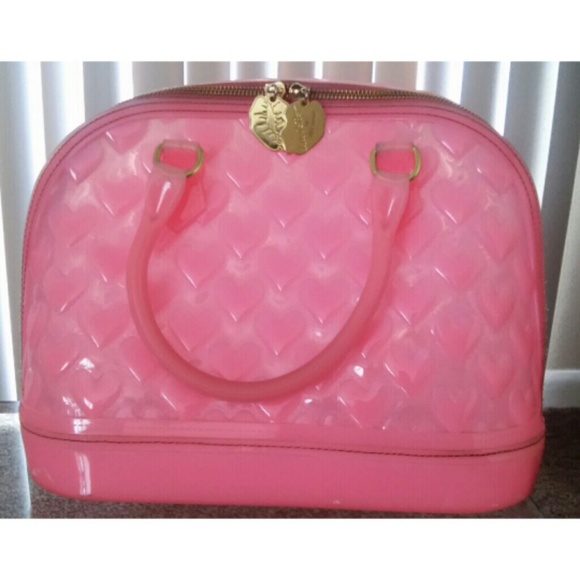 Betsey Johnson Handbags - Pink Betsy Johnson jelly purse