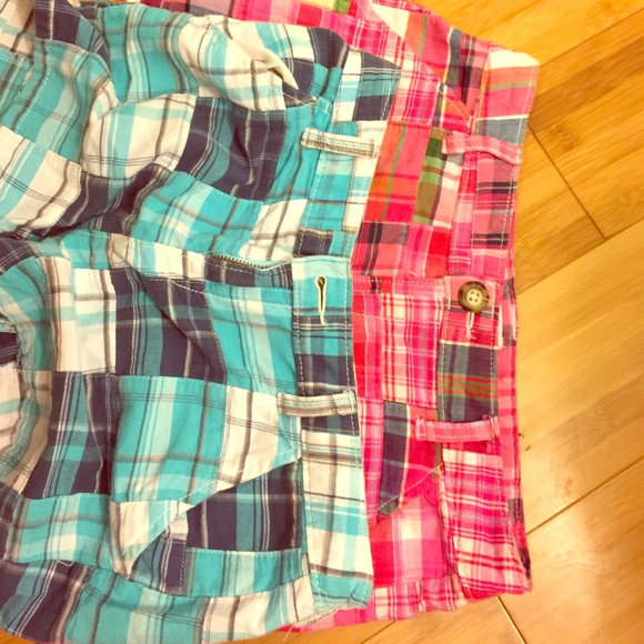 Plaid shorts