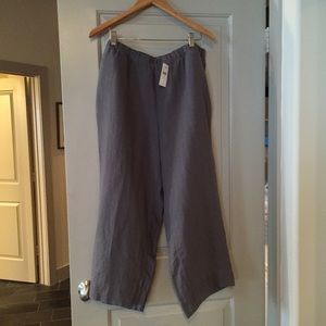 ❗️bundled❗️JJill full leg crop linen pant 1x nwt