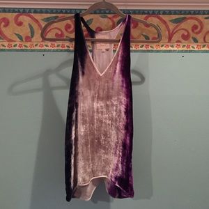 Chaser brand velour tank top.