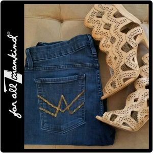 7 for all Mankind boot cut "A Pocket" jeans