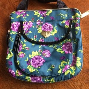 Floral Betsey Johnson Crossbody Purse - Brand New!