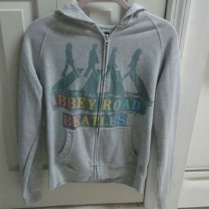 The Beatles Abbey Road Soft Zip Up Hoodie