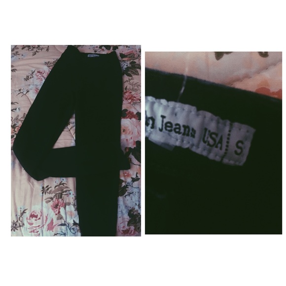 High waisted jeans